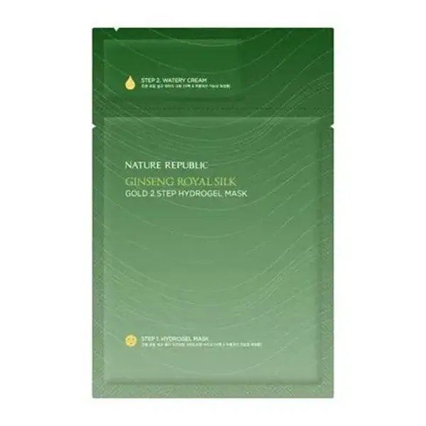 Nature Republic Ginseng Royal Silk Gold 2 Step Hydrogel Mask