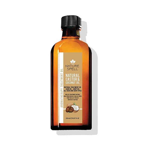 Nature Spell Natural Castor & Coconut Oil 150ml