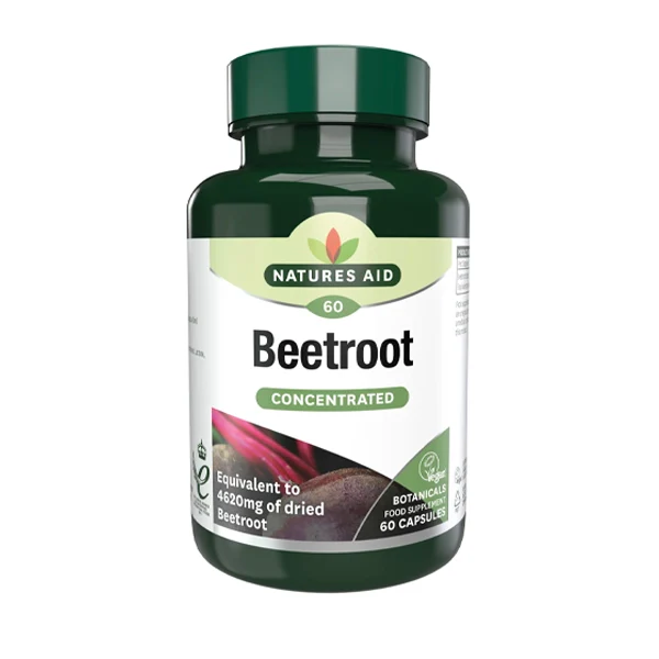 Natures Aid Organic Beetroot Extract Cap 60's