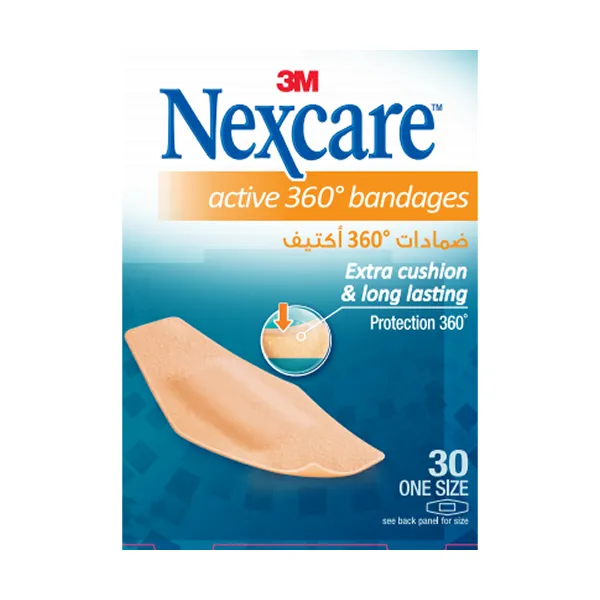 Nexcare Active 360 Bandage 28x76 Mm 30's