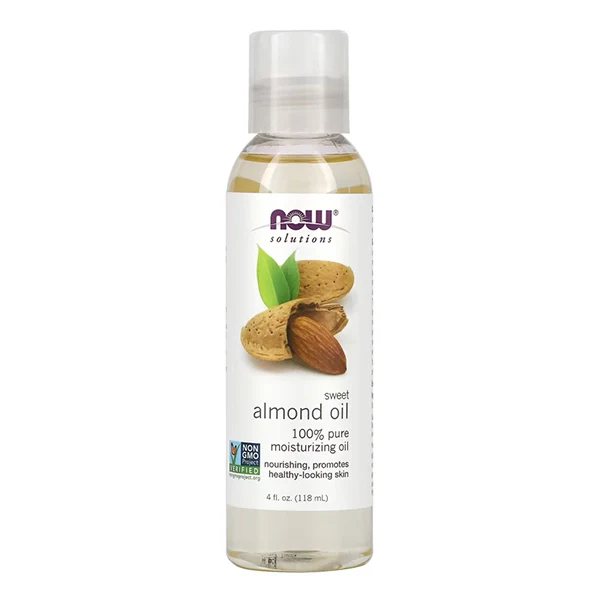 Now Almond Oil 100 Natural 118ml - Moisturizing Oil - Now