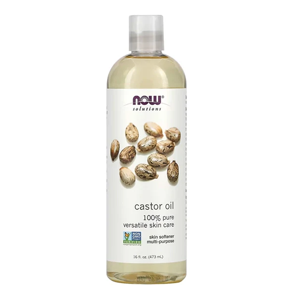 Now Castor Oil 100 % Pure 473ml