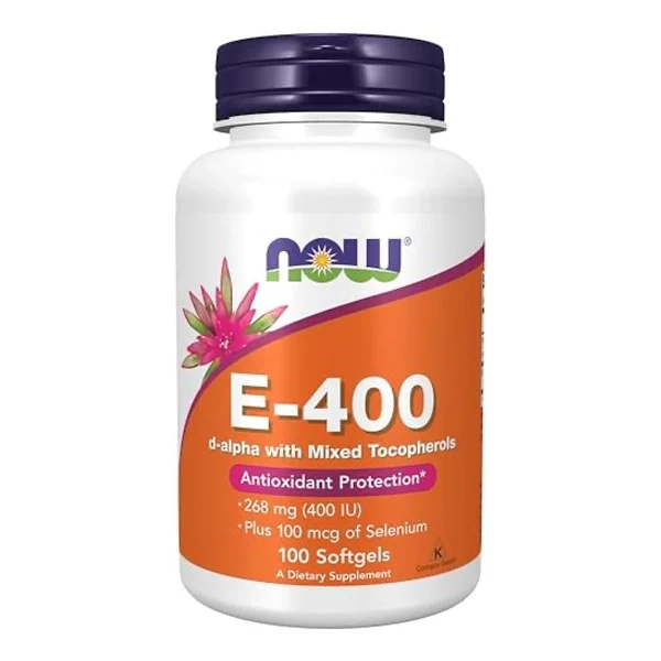 Now Vitamin E 400 Iu 100 Softgels