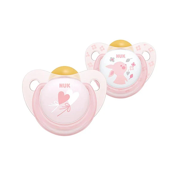 Nuk Pacifier S1 S2 B-rose 2 Boxes