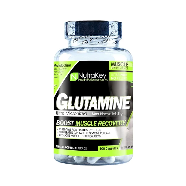 Nutrakey Glutamine Caplets 100's - Muscle Recovery - Nutrakey