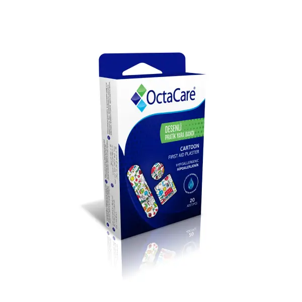 Octacare Cartoon First Aid Plaster 20's
