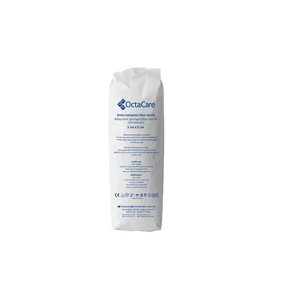Octacare Gauze Swab Non Sterile 8ply 5cmx5cm 1's