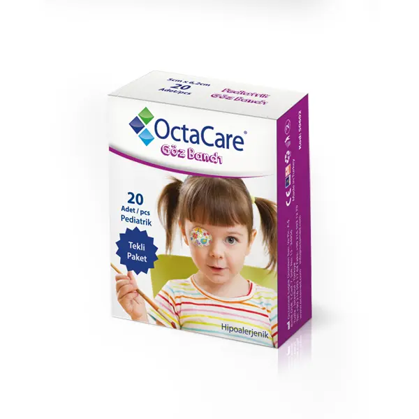 Octacare Kids Eye Pad Girls 5cmx6.2cm 20's
