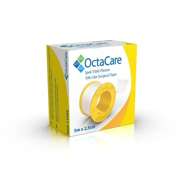 Octacare Silk Tape 2.5cmx5m 1's