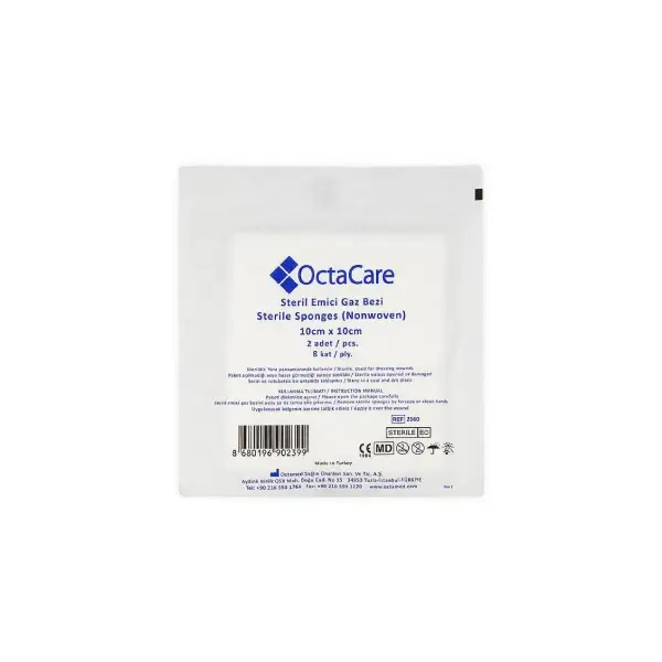 Octacare Sterile Gauze Swab 10cmx10cm 1's