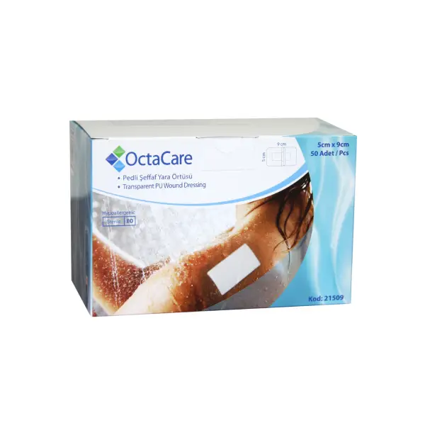 Octacare Sterile Wound Dressing Pu 5cmx9cm 50's