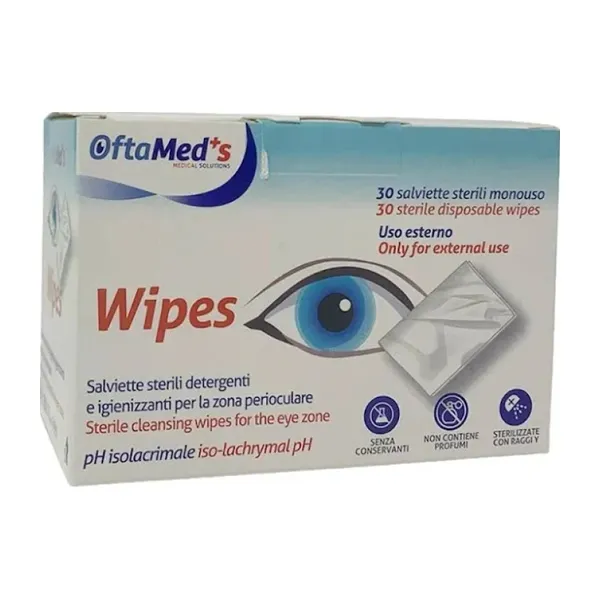 Oftamed+s Eye Wipes 30's