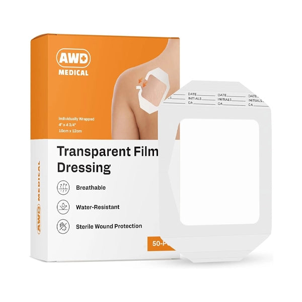 Awd Medical 9*10 Waterproof 50 Pcs