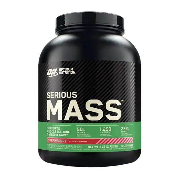 Optimum Nutrition Serious Mass 6lbs Strawberry
