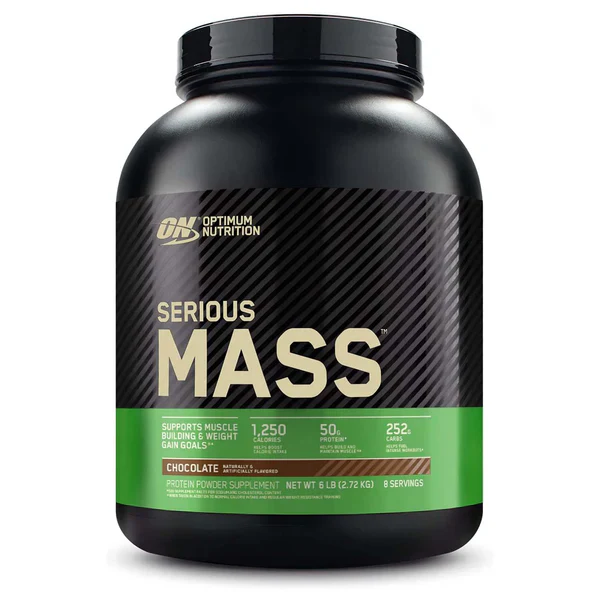 Optimum Nutrition Serious Mass Chocolate 6 Lb - Muscle Gainer - Optimum Nutrition