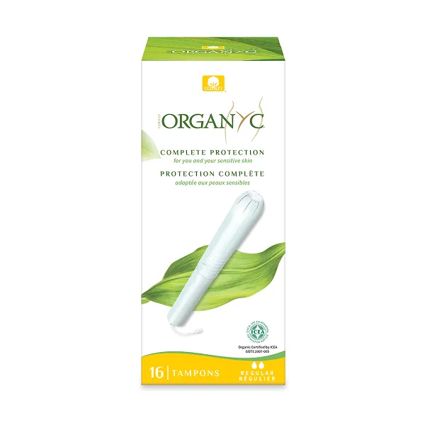 Organyc 100% Organic Cotton Tampons Applicator Super 14's