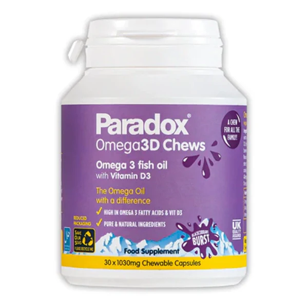 Paradox Omega With Vit D3 60 Chewable Capsules