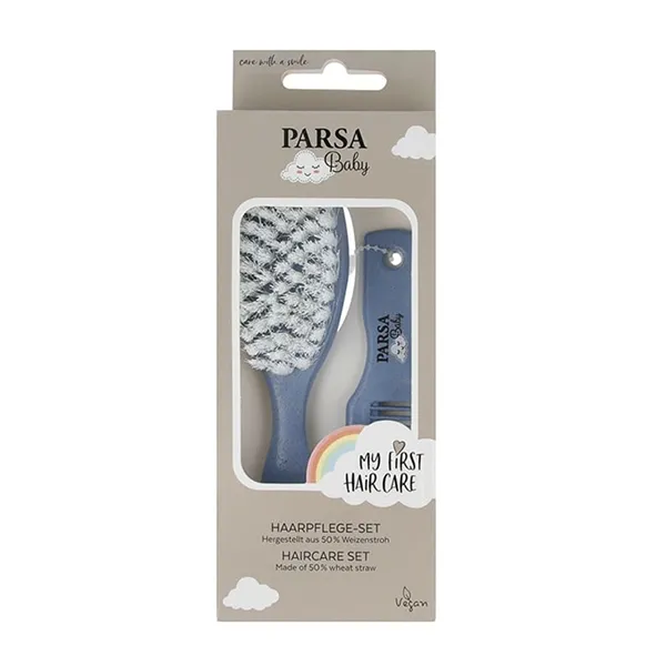 Parsa Baby Hair Care Set Wheat Straw Blue