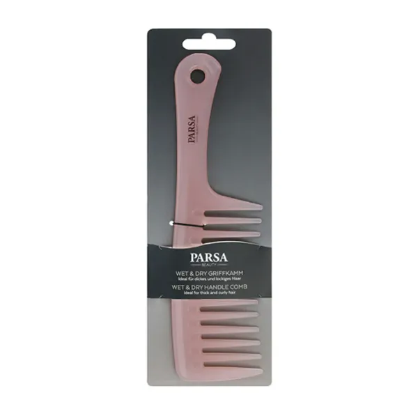Parsa Styling Comb Wet & Dry Pink