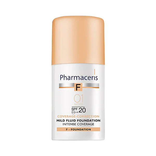 Pharmaceris Intense Coverage Mild Fluid Foundation 01 Ivory Spf 20