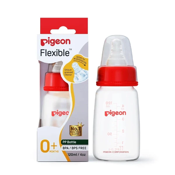 Pigeon Glass Bottle 0+ M 120 Ml