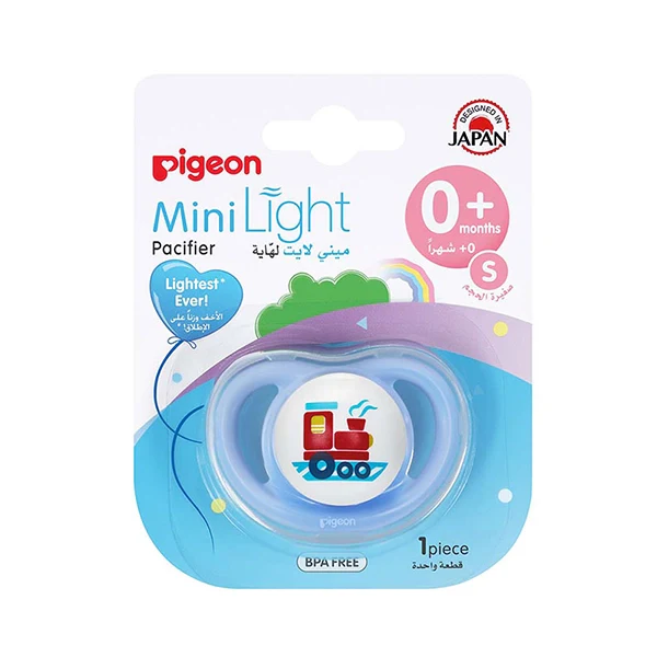 Pigeon Minilight Pacifier Single Train +0 M