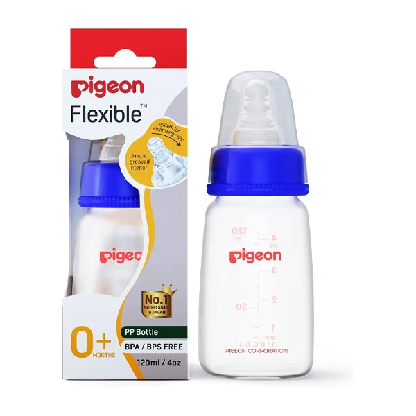 Pigeon Plastic Bottle 0+ M 120 Ml