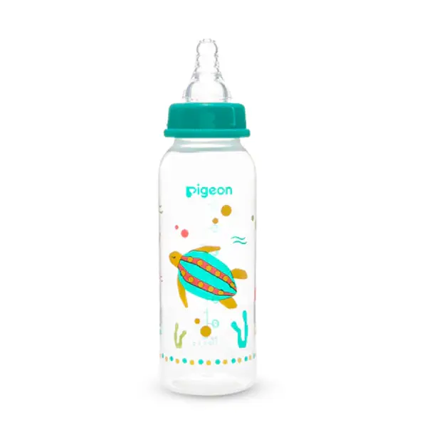 Pigeon Plastic Bottle 4+m 240 Ml