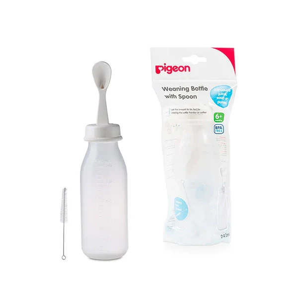 Pigeon Weaning Bottle With Spoon 240 Ml