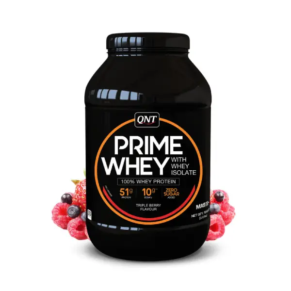 Qnt Prime Whey 908gm Triple Berry Flavor - Protein - Qnt Sport
