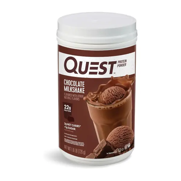 Quest Protein Powder 1.6lb Chocolate Milkshake - Protein - Quest Nutrition