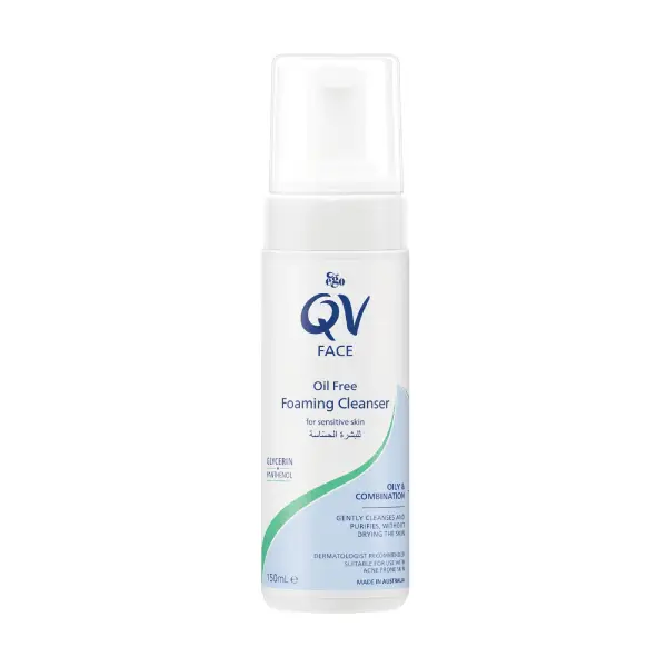 Qv Face Oily Comb Foam Cleanser 150ml