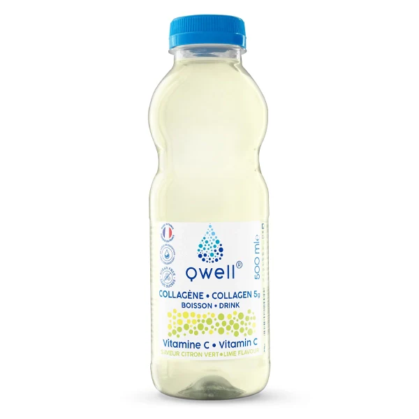 Qwell Collagen Water Refresh Lime 500ml
