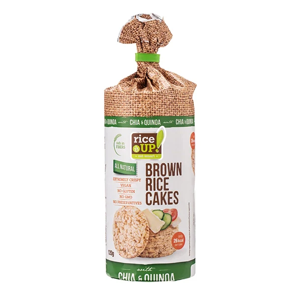 Rice up Whole Grain Rice Cakes W/quinoa, Chia - Nutrient-rich - Rice up