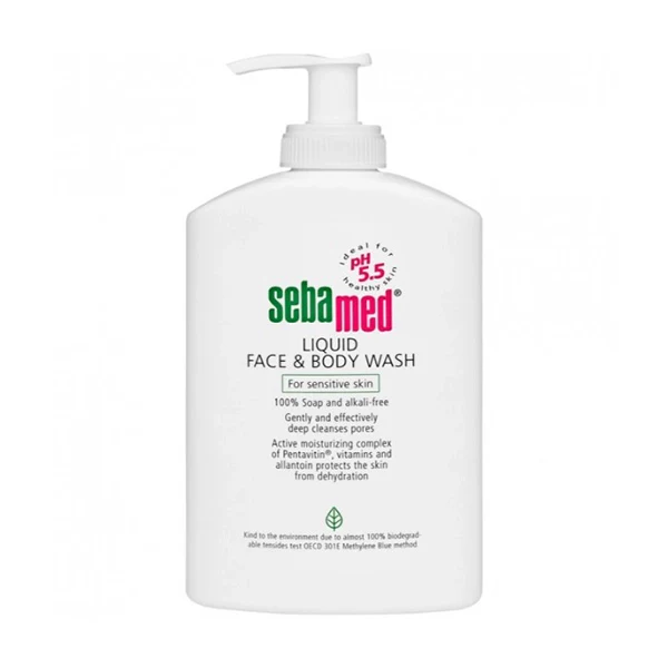 Sebamed Liquid Face & Body Wash With Pump 300 Ml