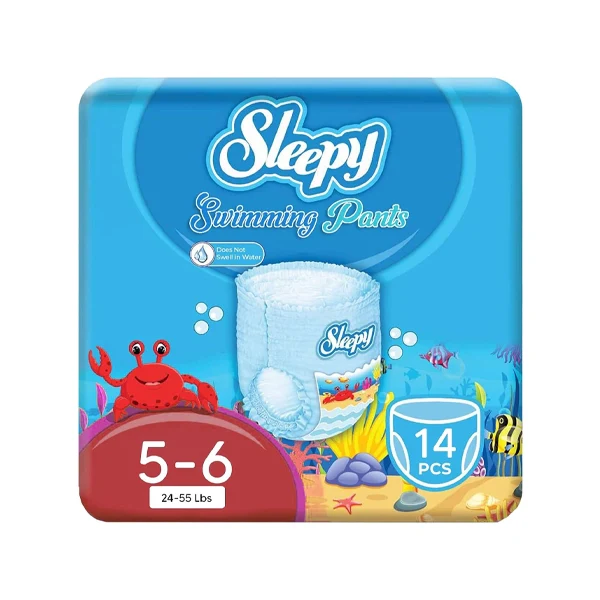 Sleepy Swimming Pants Size 5-6 14's Diapers (65005)