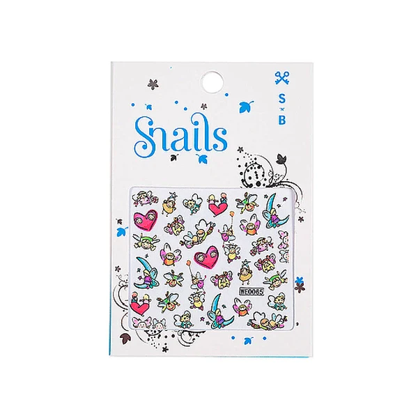 Snails Nail Stickers Assorted