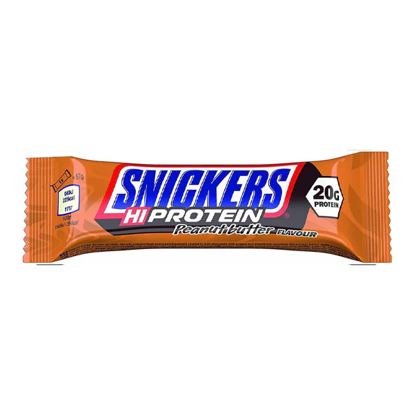 Snickers Hi Protein Bar Peanut Butter Flavour 20 G Protein - Delicious Snack - Snickers