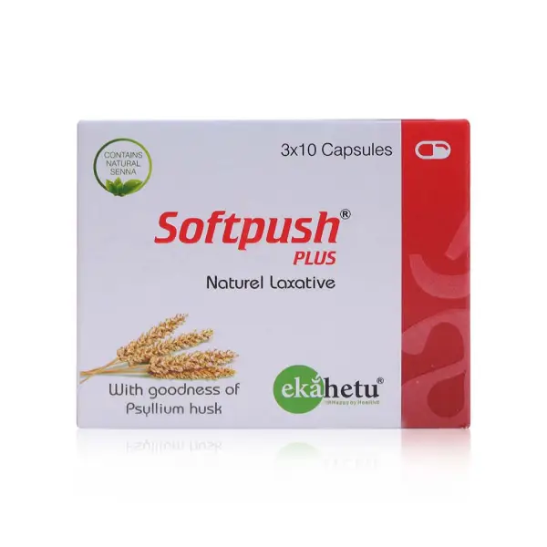 Soft Push Plus Natural Laxative Capsules 30s - Natural Laxative - Softpush