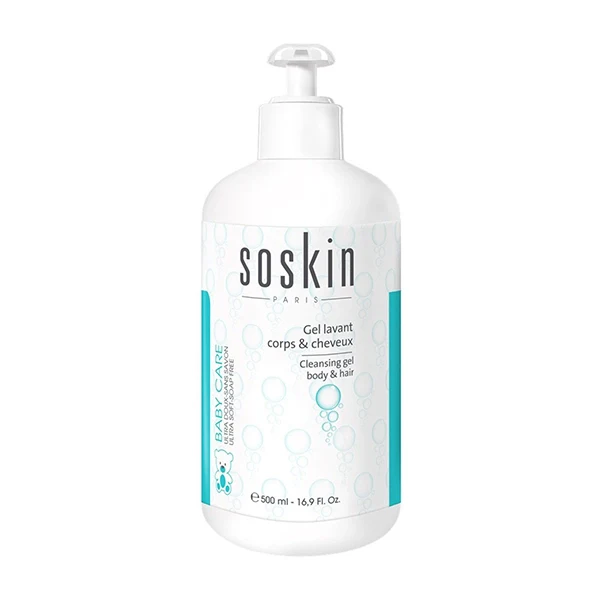 Soskin Baby Cleansing Gel Body & Hair 500ml