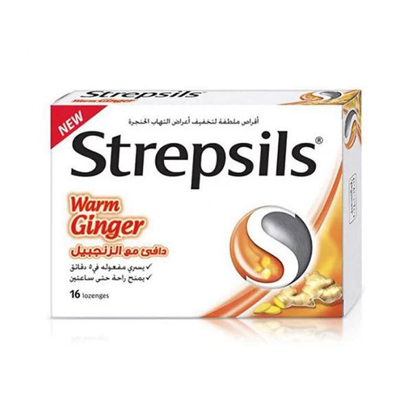 Strepsils Warm Ginger 16's Loz.