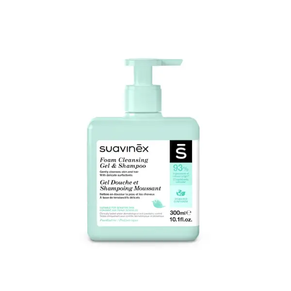 Suavinex Foam Cleansing Gel & Shampoo 300ml
