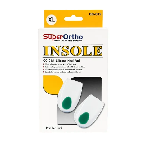 Superortho Insole Silicone Heel Pad Xl