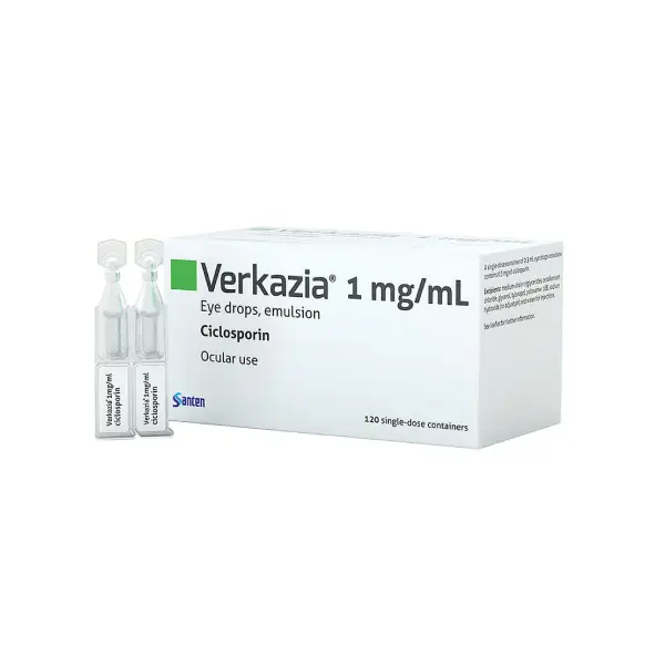 Verkazia 1mg/ml Eye Drops Emulsion 120's 0.3ml