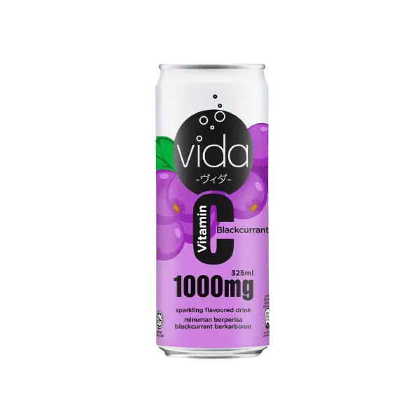 Vida Vitamin C Blackcurrant Flavor 325ml