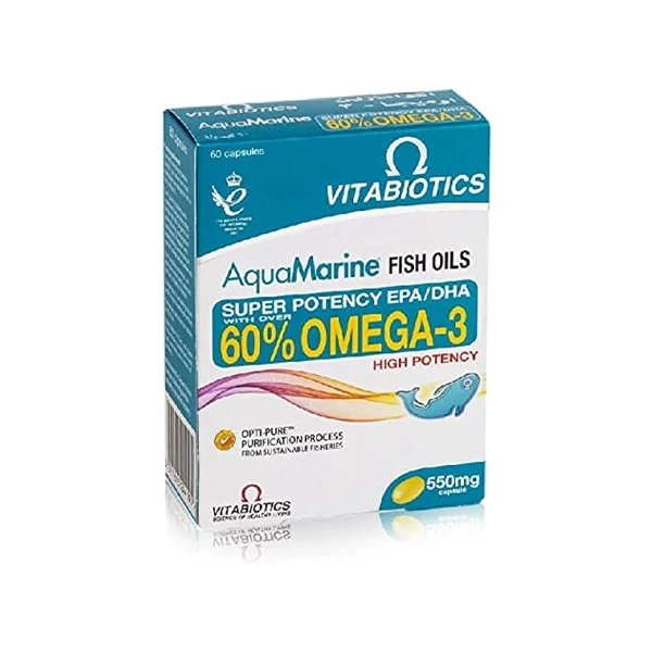 Aquamarine Omega-3 High Potency Cap 60's