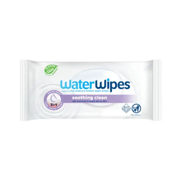 Waterwipes Baby Soothing Clean 60's