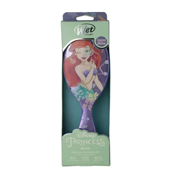 Wet Hair Brush Detangler Ariel Purple