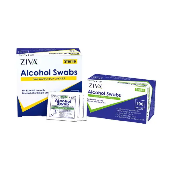 Ziva Alcohol Swab 100's