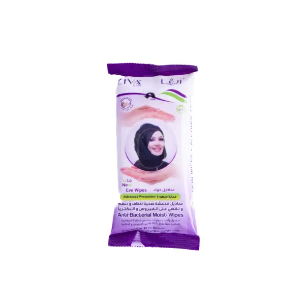 Ziva Refreshing Wipes Women 10's